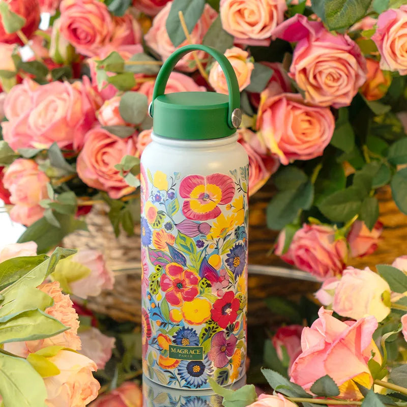 Gourde Isotherme Fleurs